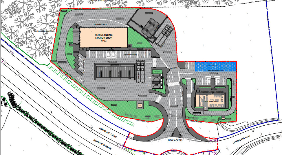 1 acre Site For PFS and Drive thru